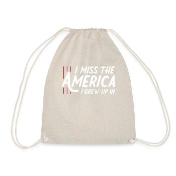 T-shirt rétro usa nostalgie - Sac de sport léger - nature - Devant