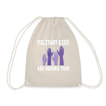Chemise Hero pour MiSupport Military Kids Hero Tee - Sac de sport léger - nature - Devant