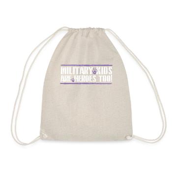 Chemise Hero pour MiSupport Military Kids Hero Tee - Sac de sport léger - nature - Devant