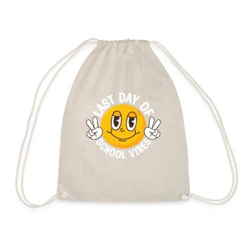 t-shirt « last Day Of School Summer Vibes » - Sac de sport léger - nature - Devant