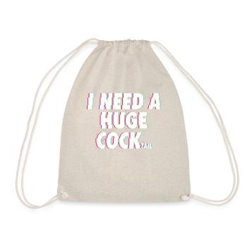 SarcasticNaughty cocktail lover t-shirt - Drawstring Bag - nature - Front