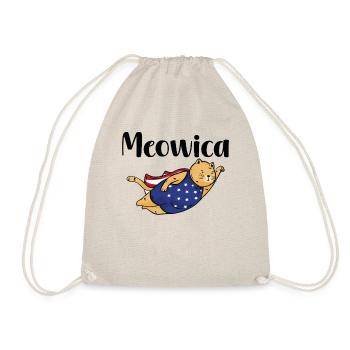 T-shirt patriotique Meowica Cat - Sac de sport léger - nature - Devant