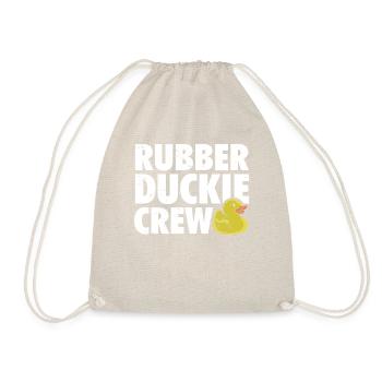 Rubber Duckie Crew T-shirt - Drawstring Bag - nature - Front