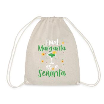 finalSeniorita-abschluss-margarita-t-shirt - Turnbeutel - Natur - Vorne