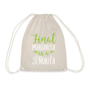 finalSeniorita-abschluss-margarita-t-shirt - Turnbeutel - Natur - Vorne