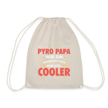 Pyro Dad Thé drôle - Sac de sport léger - nature - Devant