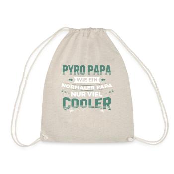 Pyro Dad Thé drôle - Sac de sport léger - nature - Devant