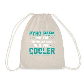 Pyro Dad Thé drôle - Sac de sport léger - nature - Devant