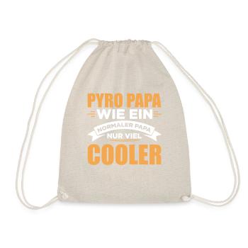 Pyro Dad Thé drôle - Sac de sport léger - nature - Devant