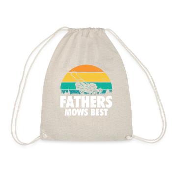 T-shirt drôle de papa pour l’entretien de la pelouse - Sac de sport léger - nature - Devant