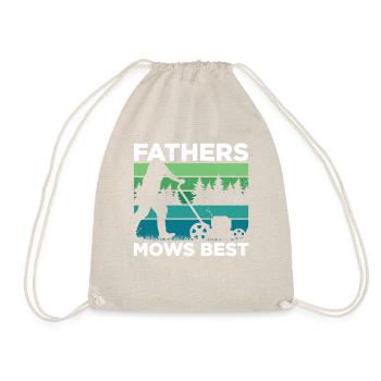 T-shirt drôle de papa pour l’entretien de la pelouse - Sac de sport léger - nature - Devant