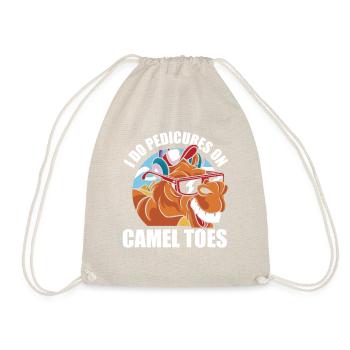 Camel Toes Pédicure Humour T-shirt - Sac de sport léger - nature - Devant