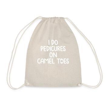 Camel Toes Pédicure Humour T-shirt - Sac de sport léger - nature - Devant