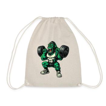 Gorilla Weights Gym Haltère Fitness Sports Training - Sac de sport léger - nature - Devant