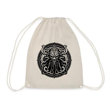 Cthulhu emblem Ancient entity - Drawstring Bag - nature - Front