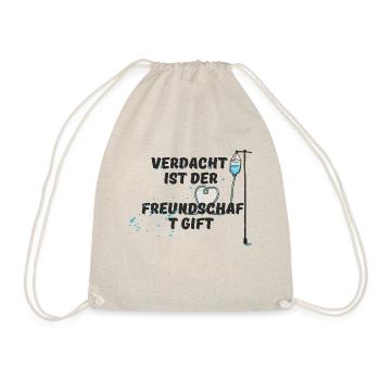 Verdacht ist der Freundschaft Gift - Turnbeutel - Natur - Vorne