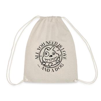 All you need is love - défence des chiens - Sac de sport léger - nature - Devant
