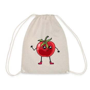 Tomate Tomaten Koch Köchin Köche - Turnbeutel - Natur - Vorne
