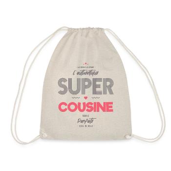 L authentique super cousine - Sac de sport léger - nature - Devant