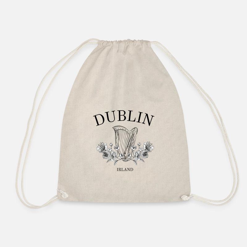 Dublin - Irland - Vintage - Turnbeutel - Natur
