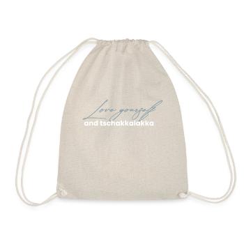 Aimez-vous et tschakkalakka - Sac de sport léger - nature - Devant