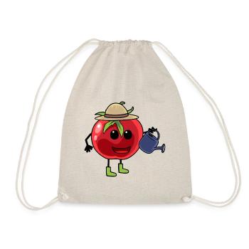 Tomato Hobby Gardener Garden Gardener Vegetable Child - Drawstring Bag - nature - Front