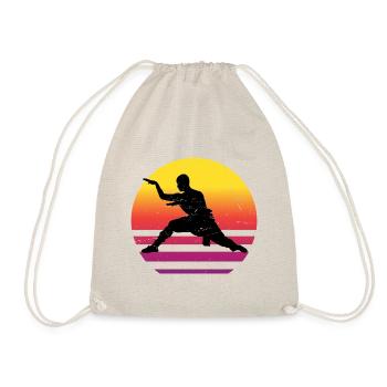 Hommes Femmes Wushu Arts Martiaux Kung Fu Kungfu - Sac de sport léger - nature - Devant