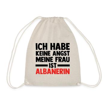 Albaner Albanisch Albanien - Turnbeutel - Natur - Vorne