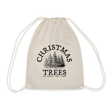 ChristmasTrees Farm Fresh Weihnachtsbäume - Turnbeutel - Natur - Vorne
