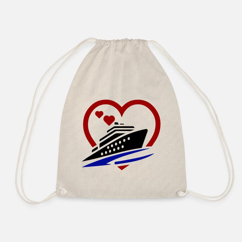Cruise Love - Drawstring Bag - nature
