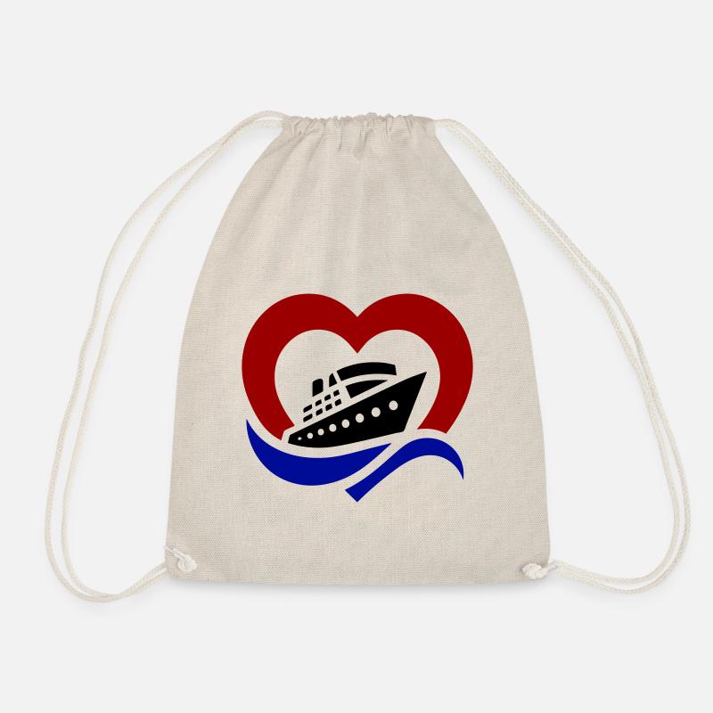 Cruise Love - Drawstring Bag - nature