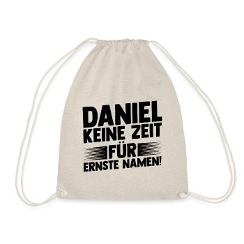 Prénom Daniel - Sac de sport léger - nature - Devant