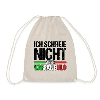 Italien Italiener Vaffanculo - Turnbeutel - Natur - Vorne