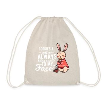 Cookies And Coffee - Drawstring Bag - nature - Front