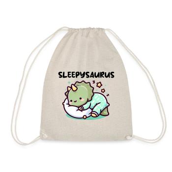 Sleepysaurus Official Sleep Outfit Chemise de nuit - Sac de sport léger - nature - Devant