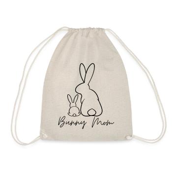 Bunny Mom - Drawstring Bag - nature - Front