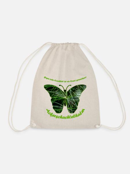 ackerschachtelhalm schmetterling - Turnbeutel - Natur