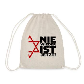 Nie wieder ist jetzt - Turnbeutel - Natur - Vorne