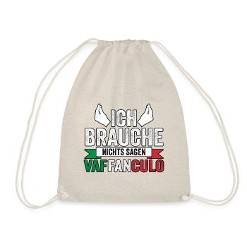 Italie Vaffanculo italien - Sac de sport léger - nature - Devant