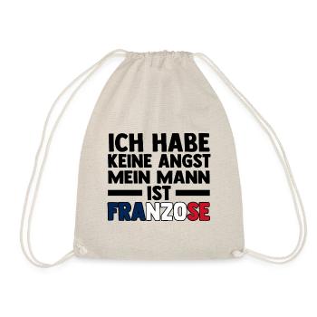 Franzosen Französisch Frankreich - Turnbeutel - Natur - Vorne