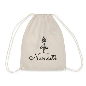 Namaste - Drawstring Bag - nature - Front