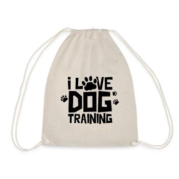 J’adore le dressage de chiens dresseur de chiens école de chien - Sac de sport léger - nature - Devant