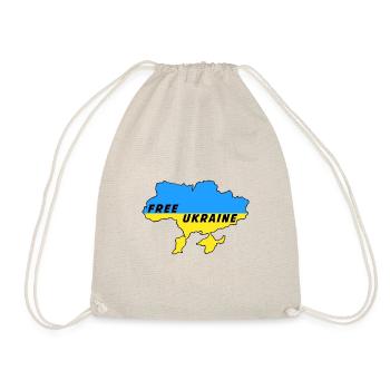 Libre Ukraine Russie Drapeau Fierté Europe de l’Est - Sac de sport léger - nature - Devant