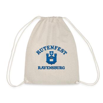 Schriftzug Rutenfest Ravensburg Wappen - Turnbeutel - Natur - Vorne