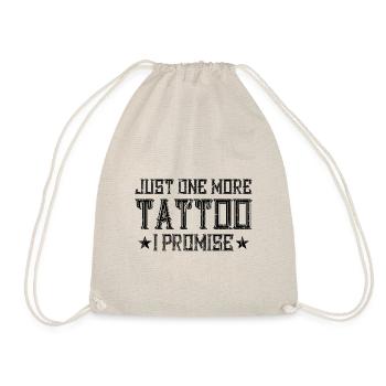 Funny Tattoo Slogan Slogan Motto - Drawstring Bag - nature - Front
