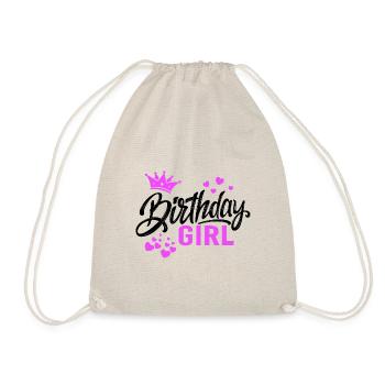 Anniversaire Fille Fille Idée cadeau Anniversaire - Sac de sport léger - nature - Devant