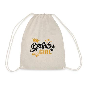 Anniversaire Fille Idée cadeau Fille Anniversaire - Sac de sport léger - nature - Devant