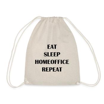 Manger dormir à domicile Bureau Répéter le cadeau - Sac de sport léger - nature - Devant