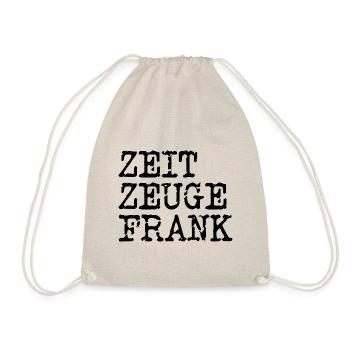 zeitzeuge 1 frank schwarz - Turnbeutel - Natur - Vorne