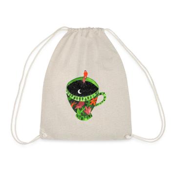 Lonely woman - Drawstring Bag - nature - Front
